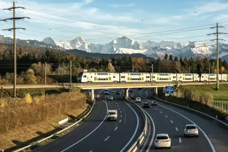 Nutzung der Schweizer Autobahn und Kauf der Vignette